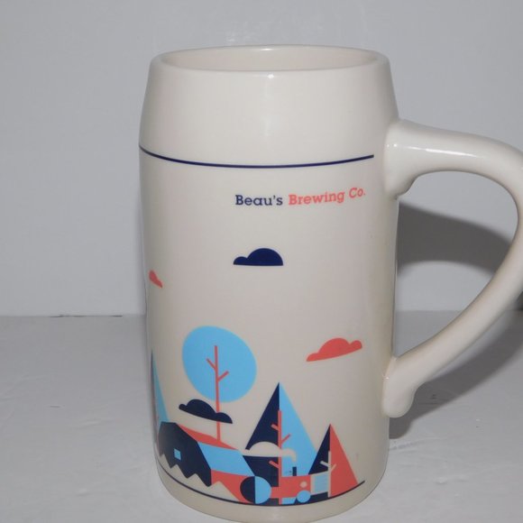 Beau's Brewing Company Vankleek Hill Ontario Craft Mug Tankard Stein Beer 6" - Picture 3 of 9